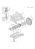 Болт блока цилиндров M8 X 80 mm GM 55572084 B16DT OPEL Astra-J/K Insignia-A/B Meriva-B Mokka Zafira-C