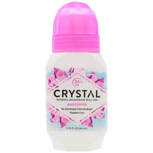 Crystal Body Deodorant, Мінеральний кульковий дезодорант Кристал,без запаху, 66 мл