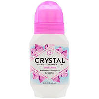 Crystal Body Deodorant, Минеральный шариковый дезодорант Кристал,без запаха, 66 мл