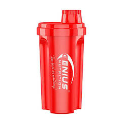 Шейкер спортивний Genius Nutrition Shaker 700 мл Червоний