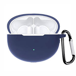 Чохол-накладка DK Silicone Candy Friendly з карабіном для Huawei FreeBuds 4i (dark blue)