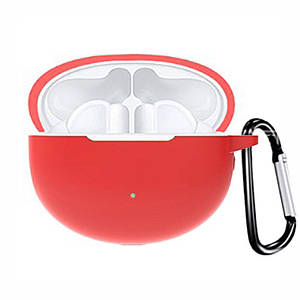 Чохол-накладка DK Silicone Candy Friendly з карабіном для Huawei FreeBuds 4i (red)