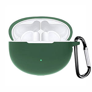 Чохол-накладка DK Silicone Candy Friendly з карабіном для Huawei FreeBuds 4i (green)