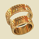 Кільце чоловіче срібне Шина-Протектор, фото 9