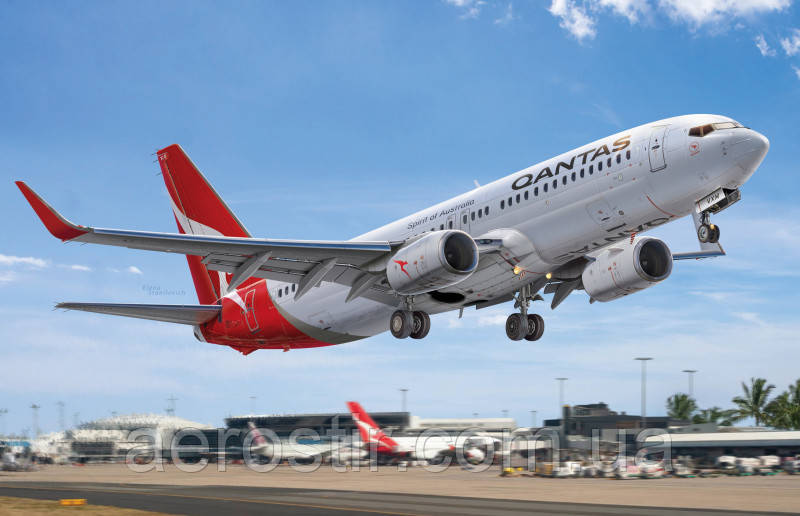 Boeing 737-800 авіакомпанії Qantas 1/72 BPK 7218