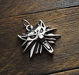 Підвіска,кулон срібна "Відьмак" з Камінням ( Witcher ), фото 2