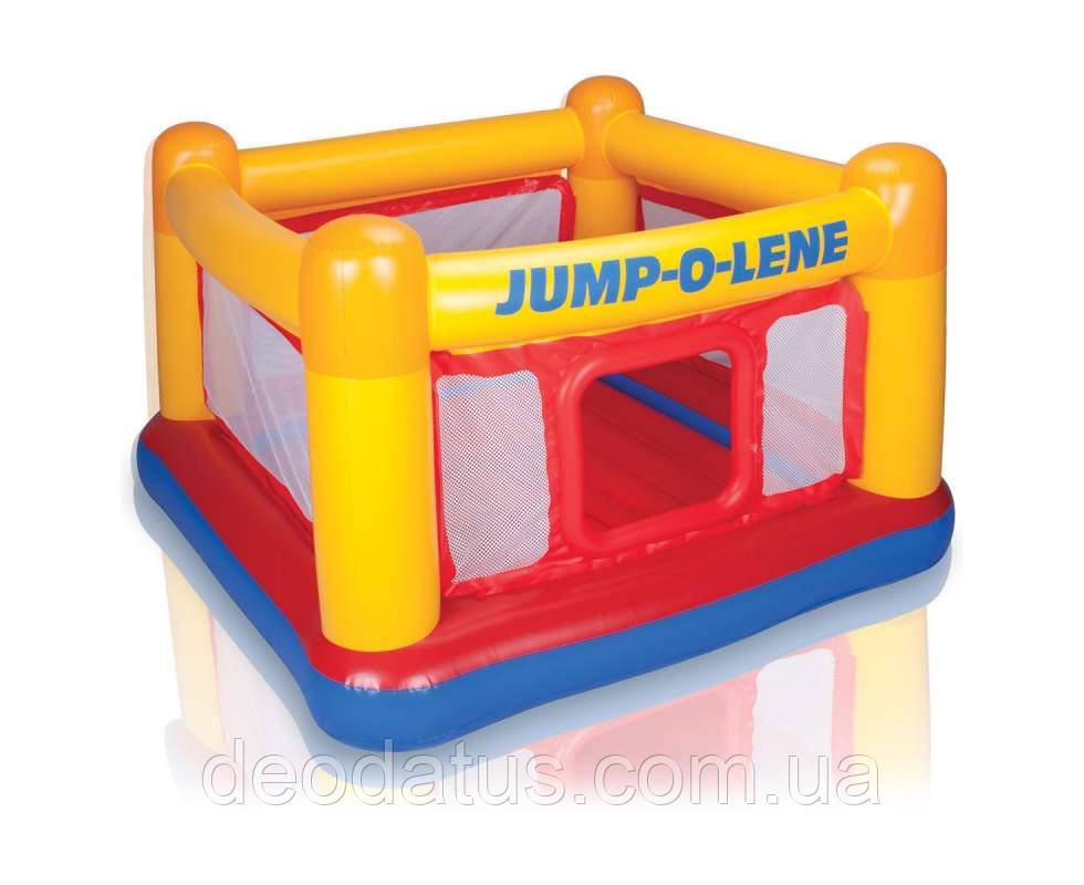 Надувний дитячий батут, ігровий центр Intex 48260 «Jump-O-Lene» (3-8 років, до 55 кг) 174 х 174 х 112 см