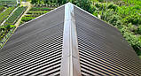 Кінок фігурний для даху зі сталі з полімерним покриттям на профнактил 115х115 глянець 0,4 мм, фото 5