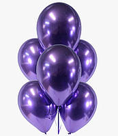 Латексный шар 13"(33см) Хром фиолетовый (shiny purple), GEMAR (Италия)