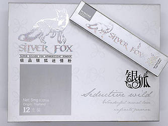 Сильвер Фокс Збудливий порошок для жінок Срібна лисиця / Silver Fox (12 шт. в упаковці, порошок)