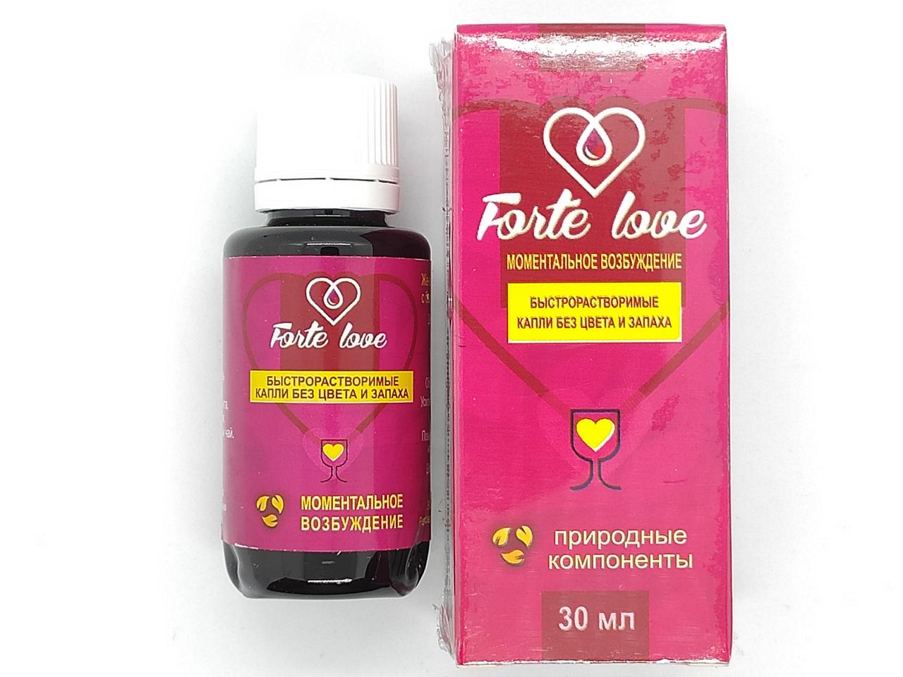 FORTE LOVE — Жіночий збудник зі швидким ефектом (Форте Лав)