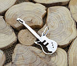 Підвіска срібна Гітара, фото 2