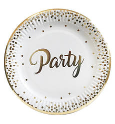 Одноразові тарілки "Party", (10 шт.), Ø - 18 см, Польща