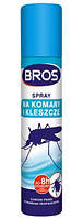 BROS/БРОС спрей проти комарів і кліщів, 90 мл — захищає від укусів комарів і кліщів