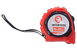 Рулетка Intertool 8 м x 25 мм магніт (MT-0508)