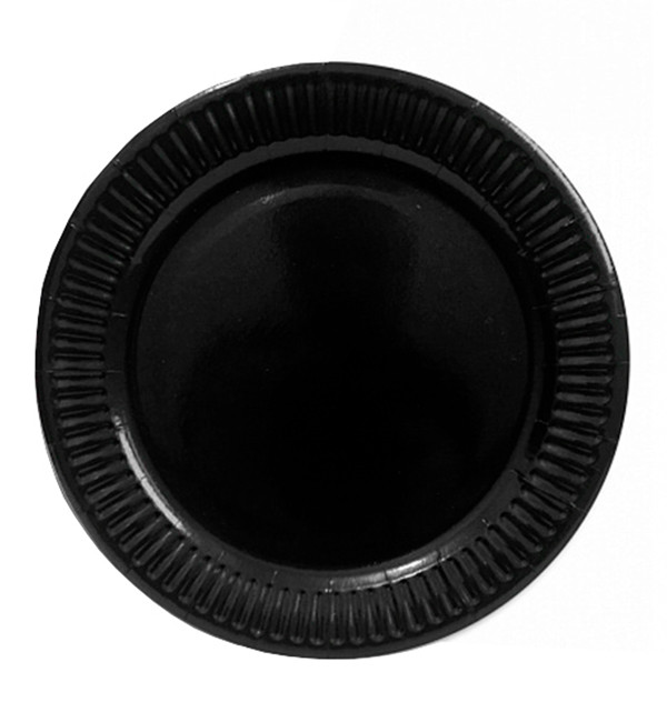 Паперові тарілки "Black", 10 шт., Ø - 18 см