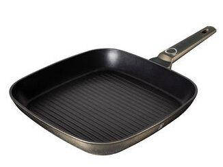 Сковорода-гриль BERLINGER HAUS Crystal Collection 28x28x4см Колір сірий 6761BH