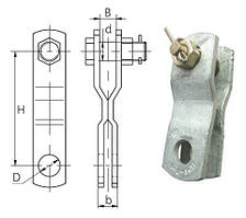 Дзвінок проміжний трилапчастий ПРТ-12-1