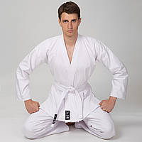 Кимоно для карате Matsa Heroe 0016 белое 240г/м2 размер L рост 130 см