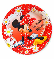 Одноразові тарілки "Міні Маус" (10 шт.), Ø - 18 см