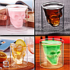 Графин у формі черепа 700 мл і 4 склянки череп Стакан з черепом усередині Подарунковий набір для чоловіка, фото 6