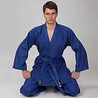 Кимоно для дзюдо Matsa Heroe 0015 синее размер L рост 140 см