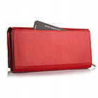 Жіночий шкіряний гаманець Betlewski з RFID 17,5 х 8,5 х 2,5 (BPD-DZ-12)- червоний, фото 2