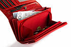 Жіночий шкіряний гаманець Betlewski з RFID 17,5 х 8,5 х 2,5 (BPD-DZ-12)- червоний, фото 3