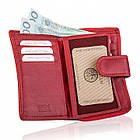 Жіночий шкіряний гаманець Betlewski з RFID 9 х 13,5 х 3 (BPD-SS-19) - червоний, фото 3