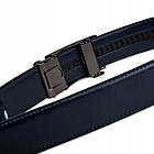 Ремінь чоловічий шкіряний Betlewski® 3,5 х 0,4 ( C35-BA) - синій, фото 2