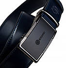 Ремінь чоловічий шкіряний Betlewski® 3,5 х 0,4 ( C35-BA) - синій, фото 4