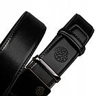 Ремінь чоловічий шкіряний Betlewski® 3,5 х 0,4 (C35-KO) - чорний, фото 4