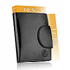 Жіночий шкіряний гаманець Betlewski з RFID 10,5 х 12,7 2,2 (BPD-DZ-319) - чорний, фото 4