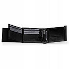 Чоловічий шкіряний гаманець Betlewski з RFID 12 х 9 х 2,5 (BPM-NVTC-61) - чорний, фото 4