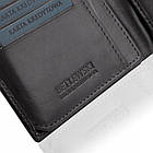 Чоловічий шкіряний гаманець Betlewski з RFID 12,5 х 10,2 х 2,5 (BPM-VTC-300) - чорний, фото 4