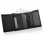 Чоловічий шкіряний гаманець Betlewski з RFID 12,5 х 10,2 х 2,5 (BPM-VTC-300) - чорний, фото 6