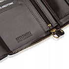 Чоловічий шкіряний гаманець Betlewski з RFID 13 х 10 х 2,5 (BPM-BF-76) - коричневий, фото 4