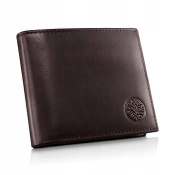 Чоловічий шкіряний гаманець Betlewski з RFID 11,3 х 9,4 х 2,2 (BPM-NVTC-66) - коричневий