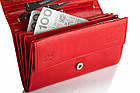 Жіночий шкіряний гаманець Betlewski з RFID 16,5 х 9 х 2,5 (BPD-DZ-10)- червоний, фото 5