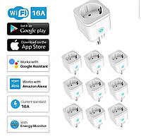 Розумна розетка 20 А таймер енергомір вай