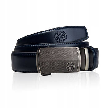 Ремінь чоловічий шкіряний Betlewski® 3,2 х 0,4 (C30-TA) - синій