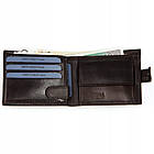 Чоловічий шкіряний гаманець Betlewski з RFID 11 х 8,8 х 2,5 (BPM-NVTC-63) - коричневий, фото 3