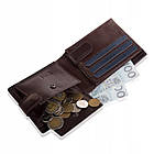 Чоловічий шкіряний гаманець Betlewski з RFID 11 х 8,8 х 2,5 (BPM-NVTC-63) - коричневий, фото 8