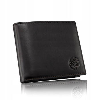 Чоловічий шкіряний гаманець Betlewski з RFID 11,3 х 9,4 х 2,2 (BPM-NVTC-66) - чорний