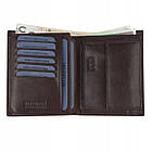 Чоловічий шкіряний гаманець Betlewski з RFID 12,5 х 10,2 х 2,5 (BPM-NVTC-300) - коричневий, фото 3