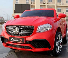 Дитячий електромобіль Mercedes (2 мотори по 25W, 2 акумулятори, MP3) ДЖИП Baby Tilly FL1558 EVA RED Червоний