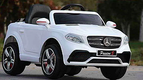 Дитячий електромобіль джип Mercedes (2 мотори по 25W, 2 акумулятори, MP3) ДЖИП Baby Tilly FL1558 EVA WHITE Білий