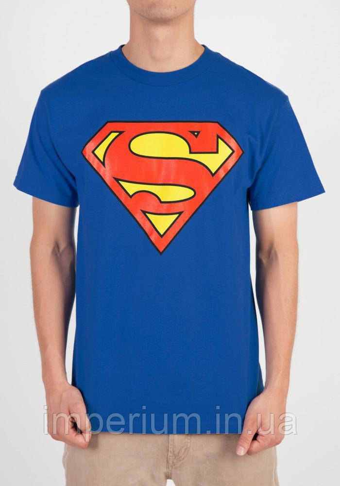 Синя футболка з логотипом Superman