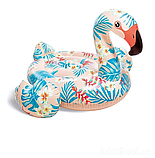 Дитячий Надувний пліт матрац Intex 57559 Тропічний Фламінго для катання від 3 років 142*137*97 см, фото 3