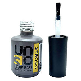 Базове покриття каучукове Strong Base для нігтів, 15 мл.